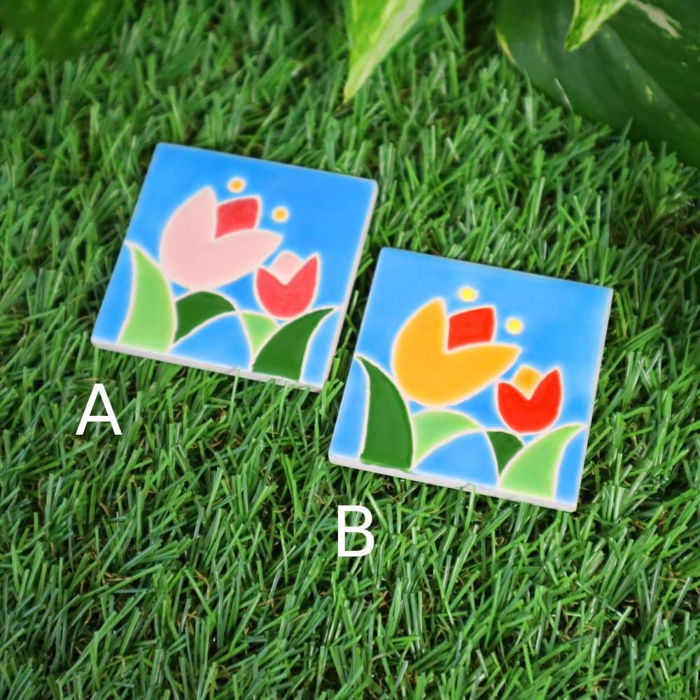 ◆チューリップ◆マグネットタイル◆5㌢◆