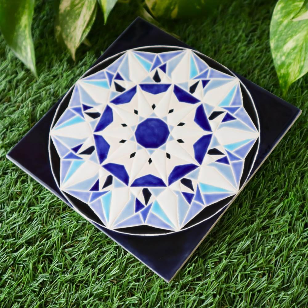 ◆タイルアート◆ダイヤモンド柄◆15㌢◆